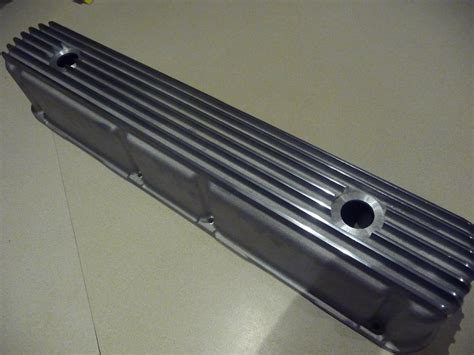 fabricated aluminum valve cover chevy 250|chevy 292 valve cover.